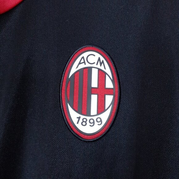 Puma ACM Mens Athletic Track Jacket XL Black Red Full Zip 100 - Picture 2 of 5